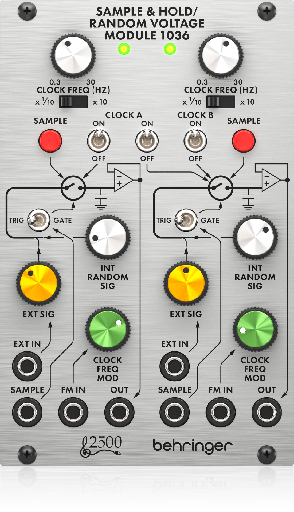 [000-E9300-00010] SAMPLE & HOLD / RANDOM VOLTAGE MODULE 1036